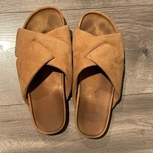 Brown sandals size 7 1/2
